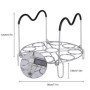 Dessous de plateaux porte-vadrouille avec poignées en silicone résistant à la chaleur Compatible avec les accessoires