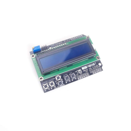 ANGEEK Panneau de clavier LCD du personnage LCD1602 - Carte d'extension pour Arduino