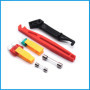 Dancepandas Extracteur de Fusible Voiture 12PCS Outillage Automobile pour Porte-fusible (Rouge, Jaune, Noir)