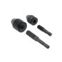 TOVOT 4 Pieces Keyless Mandrin à foret Adaptateur à changement rapide pour perceuse avec tige hexagonale 1/4" tige ronde 1/8" 1/