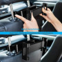 UIHOL Support Tablette Voiture, Porte Tablette pour Voiture Appui-tête Universel Auto Rotation 360° Taille Réglable 6-12 Pouces 