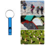 DOULEIN Sifflets de Survie d'urgence avec Porte-clés ，21 Pièces Aluminium Sifflet de Survie de Sécurité Sifflet Enfant pour Le S