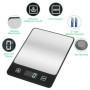 Newaner 10kg/1g Balance de cuisine precision Électronique, inoxydable pese aliment cuisine avec affichage LED et fonction tare, 
