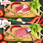 Relota Attendrisseur de Viande en 304 Acier Inoxydable, Marteau a Viande de Cuisine Double Face pour Ménagère Marteau à Steak Ar