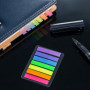 840 Pièces Petits Marqueur de Page Onglets d'Index Marquer les Signets, 8 x 45 mm, 6 Ensembles, 7 Couleurs