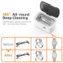 KECOOLKE Nettoyeur à ultrasons pour Bijoux, 600 ML Nettoyant sonique avec minuterie numérique pour Lunettes, bagues, pièces de M
