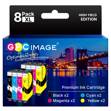 GPC Image Compatibles pour 604XL Cartouche d'encre Compatibles pour 604 XL pour Epson Expression Home XP-2200 XP-2205 XP-3200 XP