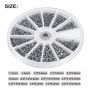 Assortiment De 600 Petites Vis Et Ecrous En Acier Inoxydable, M1 M1.2 M1.4 M1.6 Pour Montres Et Lunettes