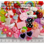 Chenkou Craft Assortiment de 50 boutons en résine à dos lisse pour scrapbooking, bricolage, thème de Pâques