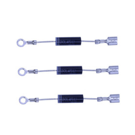 HUABAN Lot de 3 redresseurs diodes haute tension 2CL4512 pour four à micro-ondes 450 mA 12 KV