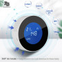 Détecteur de Gaz Connecté WiFi Intelligent, Détecteur de Fuite de Gaz Naturel/Méthane/GPL/Carbone, Écran LCD, Alarme 85dB, Compa