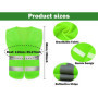 Anlising Gilet de Sécurité, 10PCS Gilet de Sécurité Réfléchissant, Gilet De Sécurité Haute Visibilité, Gilet Réfléchissant, Gile