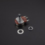Alnicov Lot de 2 potentiomètres rotatifs linéaires à 3 broches B250K ohm 18 mm, potentiomètre de contrôle du volume pour pièces 
