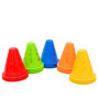 Ncheli 25 pcs Cônes De Slalom,Plot Sport Cone de signalisation,Cônes de Circulation Slalom Cônes pour Football, Sport d’Agilité 
