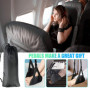 Repose-Pieds Pour Avion, 2 Pcs repose-pieds de voyage, hamac pour pieds sans heurts et repose-pieds en mousse à mémoire de forme