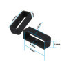 10 Pièces Passant de Montre Silicone pour bracelet 22 mm - Boucle Bracelet Montre Caoutchouc Compatible avec Garmin Forerunner 2