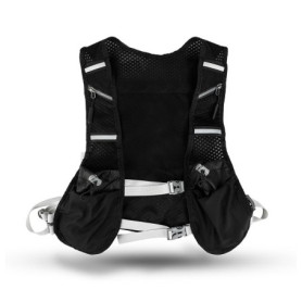 Gilet de course pour homme et femme - Sac à dos de course réglable - Respirant et réfléchissant - 6 poches avant et 1 poche arri