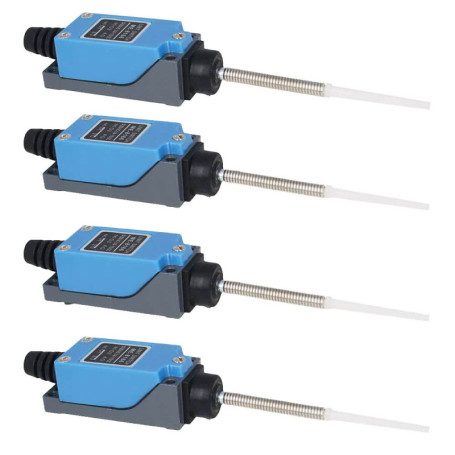 ANCLLO Antrader ME-8166 Lot de 4 interrupteurs de fin de course rotatifs en plastique NC-NO pour CNC fraiseuse laser plasma