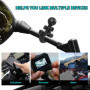 Moto Boule Support Telephone U-Boulons - Adaptateur Bille Base Compatible de Téléphone pour Vélo et Rotule Mount avec Supports R