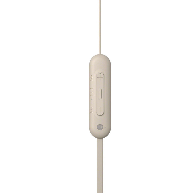 Image secondaire de Sony WI-C100 Casque Sans fil Ecouteurs Appels/Musique Bluetooth Beige