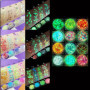 KUIRUNRX® Paillettes Visage Festival, 12 Couleurs Lumineuse Paillettes Gel, Visage maquillage festival Fluorescent Paillette pou