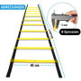 Taktifol Échelle de Coordination 4 m avec Sac I Échelle d'entraînement pour entraînement de Coordination, entraînement d'agilité