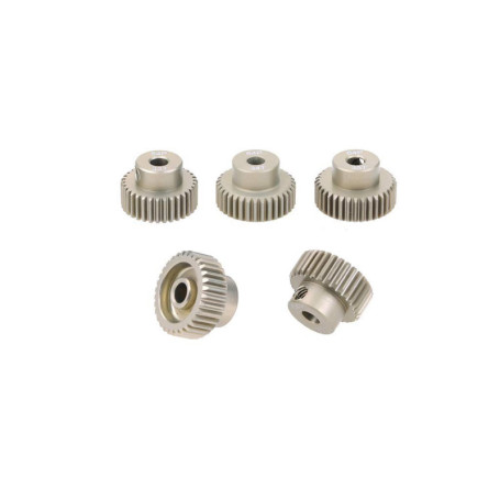 DollaTek 5PCS 64DP 31T 32T 33T 34T 35T Ensemble de pignons pour Moteur à pignon pour Moteur brushless 1/10 Rc Car Brushed
