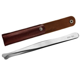 Outils de collection de philatélie en acier inoxydable Pinces à timbre à pointe ronde pour ramasser des bijoux, modéliser, trava