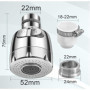 Vinabo Aérateur de Robinet, 360° Pivotant Robinet, Gorgeurs Aérateur Robinet, à économie d'eau Robinet Filtre Régulateur Spray T
