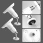 Jagowa Lot de 2 supports de montage mural, réglables à 360 ° pour caméra de sécurité Ring Surveillance Holder (blanc)