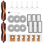 Lot de 27 accessoires pour robot aspirateur Xiaomi X20+/X10 Plus, pièces de rechange, 6 sacs à poussière, 6 tampons de nettoyage