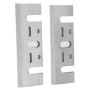 2PCS 3-1/4 Inch Tooling Lames de raboteuse Lame de Rechange pour Raboteuse électrique HSS Lame de Rabot pour Hitachi 1900B