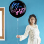 Lot de 2 ballons avec confettis, épingles, autocollants de genre et ruban, 36 pouces Boy ou Girl Surprise Balloons, décoration d