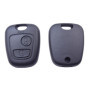 ANGOFIZ Coque Clé Télécommande Compatible avec Peugeot 106 107 206 206CC 206 Break SW 207 306 406 +Lame Vierge NE73 + 2 Boutons 