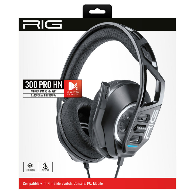 Casque Nacon RIG 300HN Noir