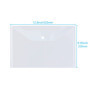 GOYADA Lot de 48 Pochette Porte Document A4 Transparente, Pochette Plastique A4 en Polypropylène avec Bouton pour l'organisation