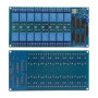 Module de Relais, Carte de Commande de Module de Relais 5 V 16 Canaux, avec Protection Optocoupleur pour Module Microcontrôleur