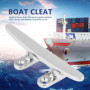 Yctze Taquet de bateau 125MM taquet de ponton de ponton de bateau marin en acier inoxydable 316 argenté
