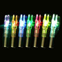 Deeabo Encoches de Flèche Lumineuses 3 Pièces Chasse Tir Ajustement Arbre de Flèche de 6 2 Mm Arc Éclairé LED Queue de Lencoche 