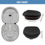 Étui Rigide pour Casque Sony WH-CH700N/WH-CH710N - Étui de Protection de Voyage - Noir (Valise Uniquement)