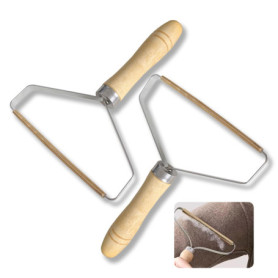 UBRAVE Lot De 2 Rasoir Anti Bouloche Manuel, Nettoyeur Peluche Manteau, Rasoir Anti Bouloche,Portable Grattoir Lint Remover, pou