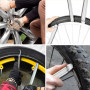 Leylve Lot de 3 démonte-pneus pour vélo, 30 cm, en acier haute résistance, outils de montage pour moto, vélo, voiture, scooter