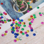 Bessy shop Paillettes pour la Couture, 30g (Environ 2800PCS) Paillettes en Vrac en Vrac Paillettes Rondes pour Bricolage, Coutur