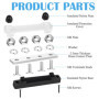 2 Pièces Bloc de Distribution Alimentation Bornier 12V-48V DC Busbar Barres de Distribution 150A Barres De Distribution D'Énergi