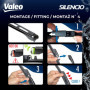 VALEO Silencio Essuie-glace - VF833 - Kit de Balais d'Essuie-glace Plat d'Origine de Haute performance, Visibilité Supérieure su