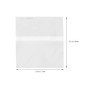 Scicalife 200 Pièces 80X70mm Clair Perforée Film Rétractable Film Thermorétractable Wrap Film Rétractable Joint Bandes pour Huil