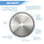 DIAMWOOD - Lame de Scie Circulaire Bois pour Scies sur Table, Combinée ou Toupie Scie | Universelle Bois | 60 Dents Alternées Po