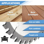 DIAMWOOD - Lame de Scie Circulaire Bois pour Scies sur Table, Combinée ou Toupie Scie | Universelle Bois | 60 Dents Alternées Po