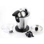 SENYA Presse Agrumes Electrique, Bras Levier, en Acier Inoxydable, 0.7L, 160W, INOX, Noir