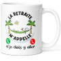 Luigi Collection Mug Humour Retraite Tasse Message Drôle Collègue. Idée Cadeau Original pour Départ en Retraite Retraité Ami Tra